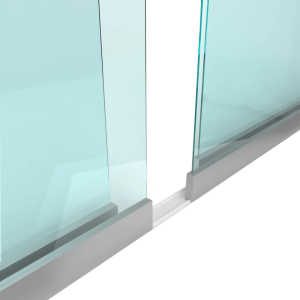 Schuifloket XL op maat - 4 panelen, 2 sporen