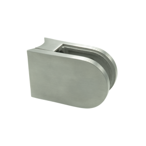 Balustrade glasklem 6 mm 63 x 45 mm (ronde buis)